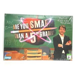 Parker Brothers Are You Smarter‎ Than a 5th Grader Family Board Game 2007 New